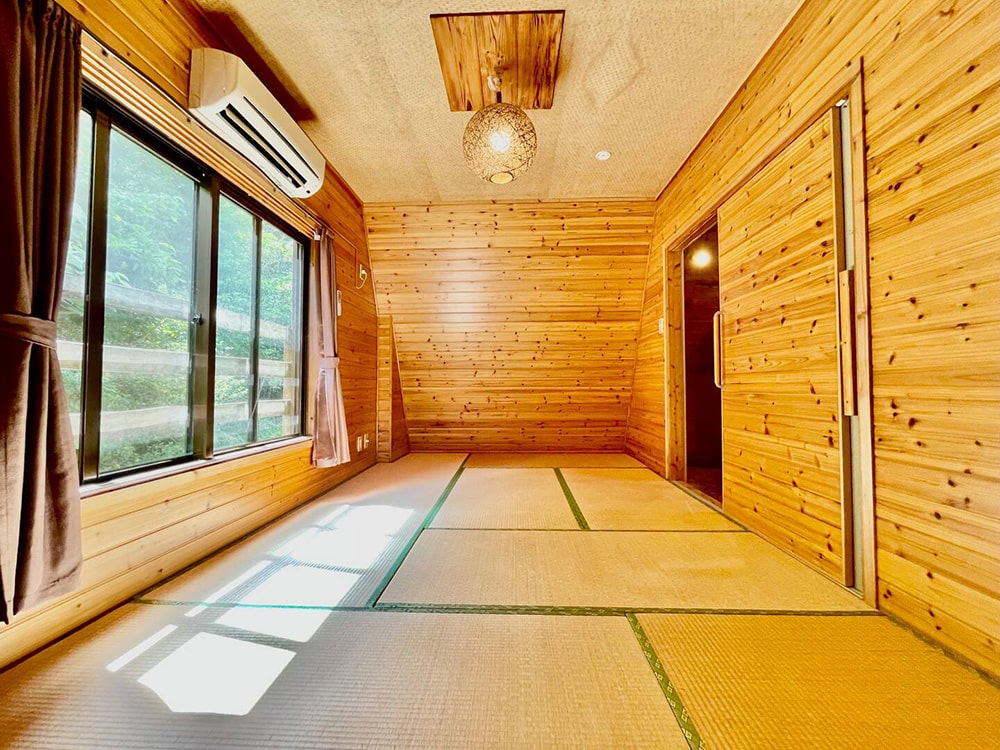 沖縄のペンションサンセット　寝室